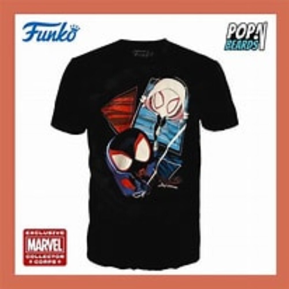 Funko Pop! Marvel Collector Corps Exclusive Miles Morales & Spider‑Gwen Tee – 2X